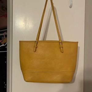 Urban Expressions Yellow Tote Vegan